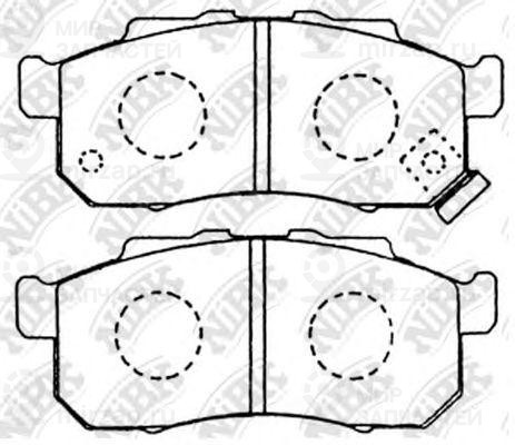 Колодки передн.\ Honda City/Life
 NIBK PN8336