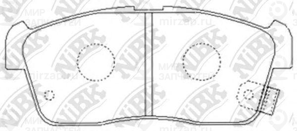 Колодки передн.\ Sirion/Copen/Boon/YRV/Bb/Duet
 NIBK PN9443