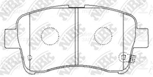 Колодки передн.\ Suzuki Aerio
 NIBK PN9461