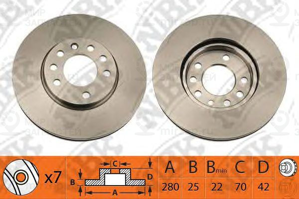 Диск Тормозной Пер.
 NIBK RN1112