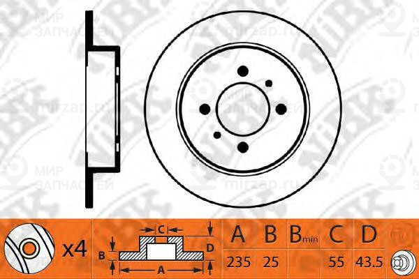 Запчасть NIBK RN1311