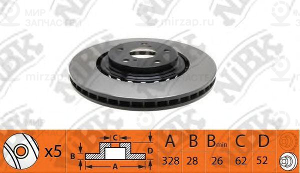 Диск Тормозной
 NIBK RN1443