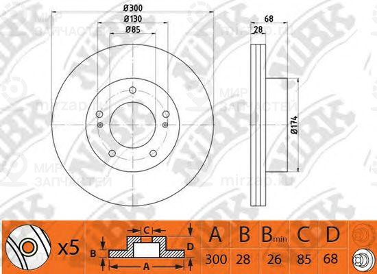Запчасть NIBK RN1456