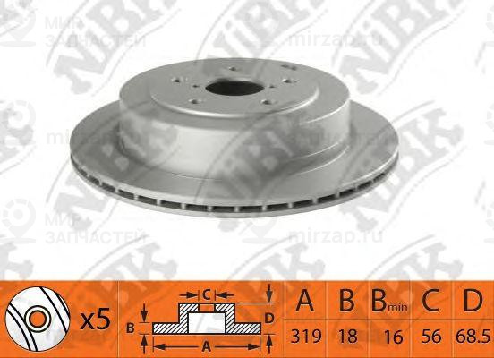 Запчасть NIBK RN1528
