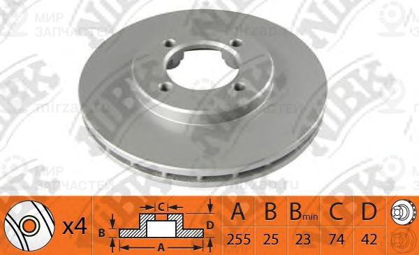 Запчасть NIBK RN1533
