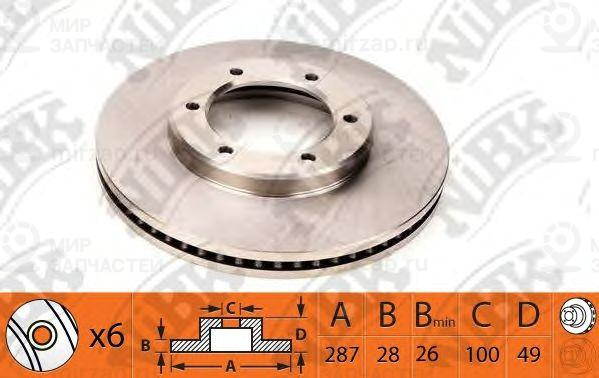 Запчасть NIBK RN1535