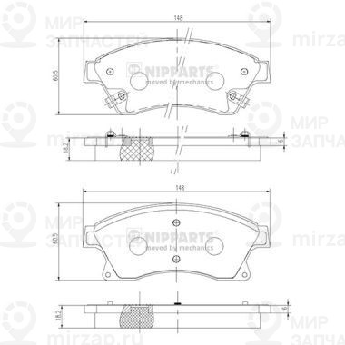 Запчасть NIPPARTS N3600914