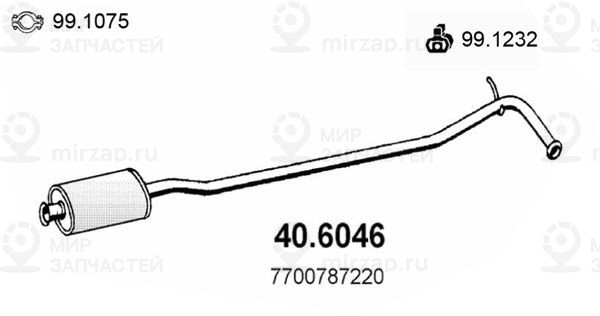 Запчасть ASSO 406046