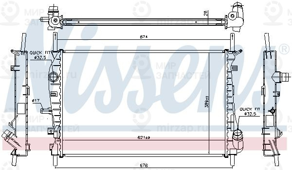 Запчасть NISSENS 62023A