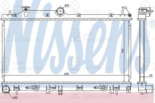 Запчасть NISSENS 66676