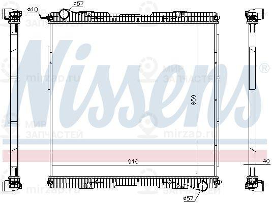 Запчасть NISSENS 672920