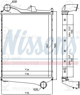 Интеркулер NISSENS 97006