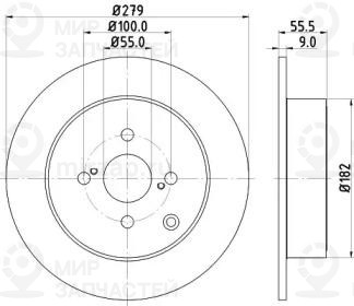 Запчасть NISSHINBO ND1002K
