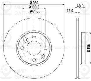 Запчасть NISSHINBO ND2030K