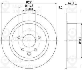 Запчасть NISSHINBO ND2034K