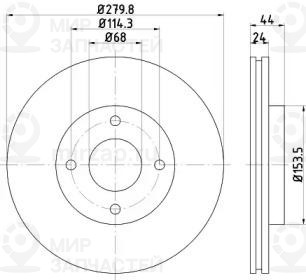 Запчасть NISSHINBO ND2036K
