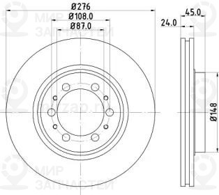 Запчасть NISSHINBO ND3013