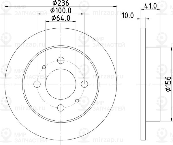 Запчасть NISSHINBO ND3036