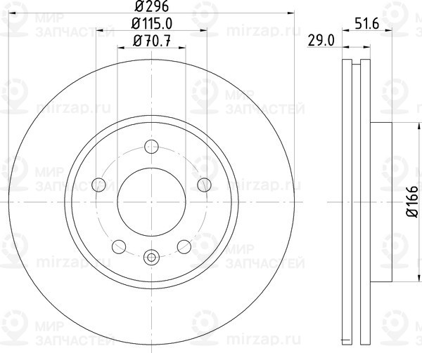 Запчасть NISSHINBO ND6054K