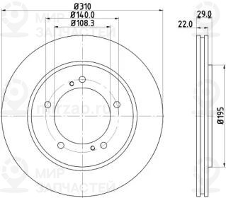 Запчасть NISSHINBO ND9006K