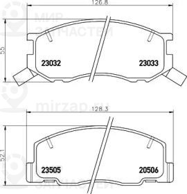 Запчасть NISSHINBO NP1014