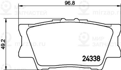 Запчасть NISSHINBO NP1016