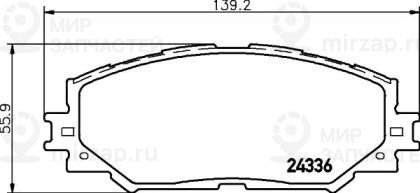 Запчасть NISSHINBO NP1019