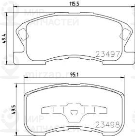 Запчасть NISSHINBO NP1034