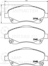 Запчасть NISSHINBO NP1048