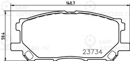 Запчасть NISSHINBO NP1062