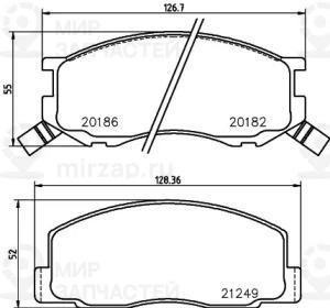 Запчасть NISSHINBO NP1078