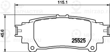 Запчасть NISSHINBO NP1105