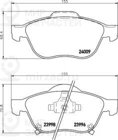Запчасть NISSHINBO NP1117