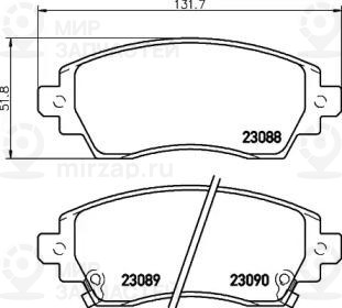 Запчасть NISSHINBO NP1120