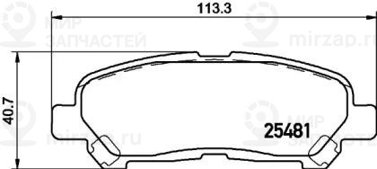 Запчасть NISSHINBO NP1122