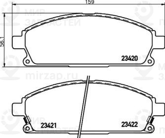 Запчасть NISSHINBO NP2009