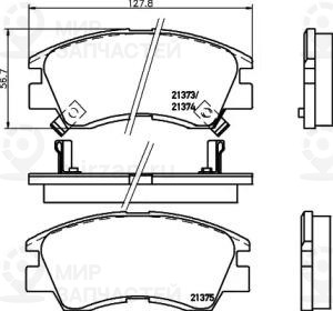 Запчасть NISSHINBO NP3000