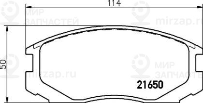 Запчасть NISSHINBO NP3003