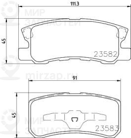 Запчасть NISSHINBO NP3004