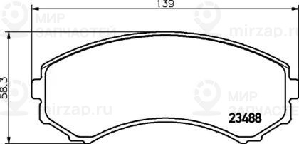 Запчасть NISSHINBO NP3006