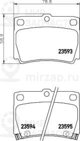 Запчасть NISSHINBO NP3008