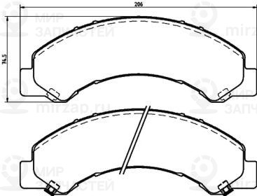 Запчасть NISSHINBO NP4006