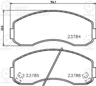 Запчасть NISSHINBO NP6004