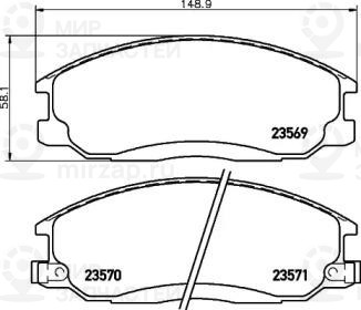 Запчасть NISSHINBO NP6007