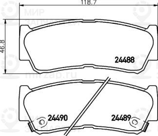 Запчасть NISSHINBO NP6011