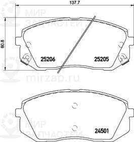 Запчасть NISSHINBO NP6034