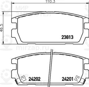 Запчасть NISSHINBO NP6044