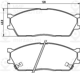 Запчасть NISSHINBO NP6061