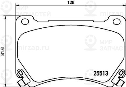 Запчасть NISSHINBO NP6080