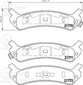 Запчасть NISSHINBO NP6088